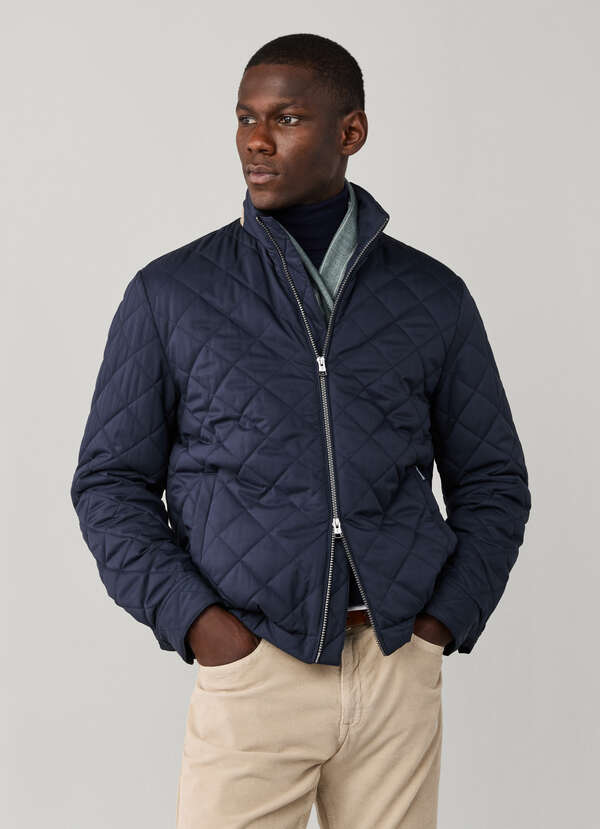 Quilted Blouson Jacket