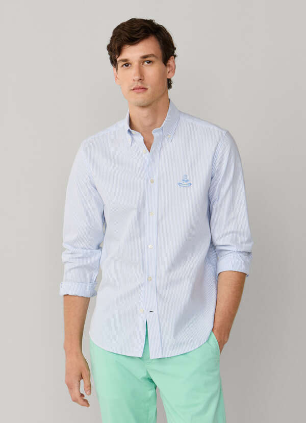 Regular Fit Bengal Striped Oxford Shirt
