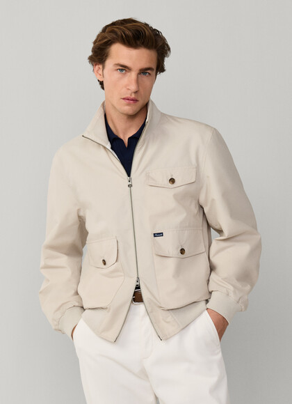Light Flap Pocket Blouson Jacket
