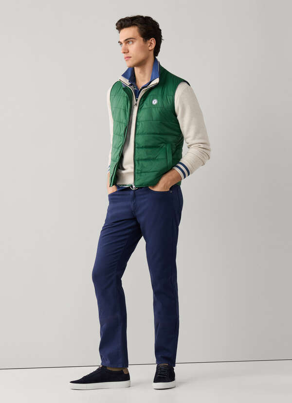 Regular Fit Stretch Garment Dyed Trouser Regular Fit Stretch Garment Dyed Trouser
