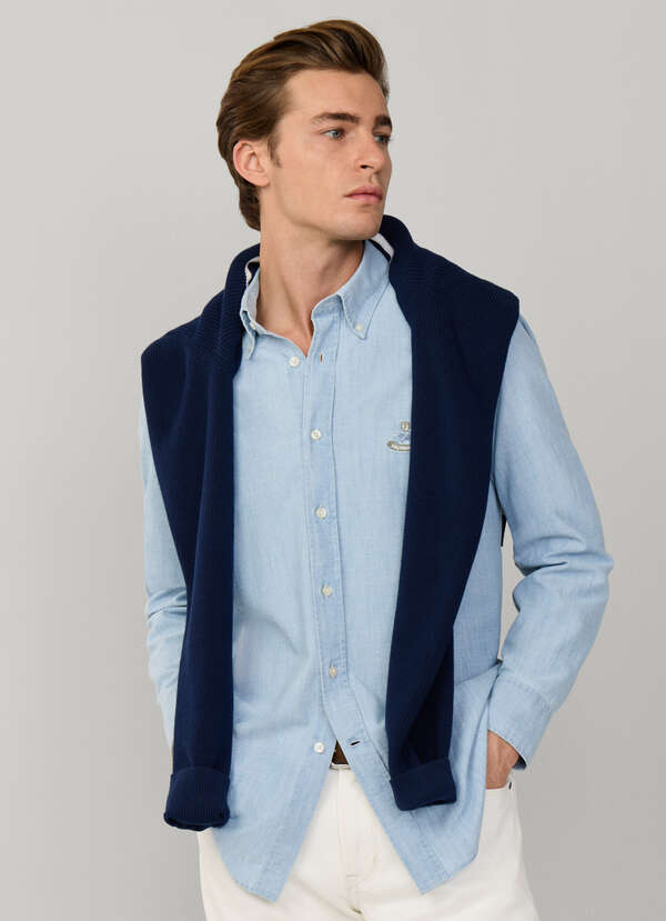 Regular Fit Chambray Shirt