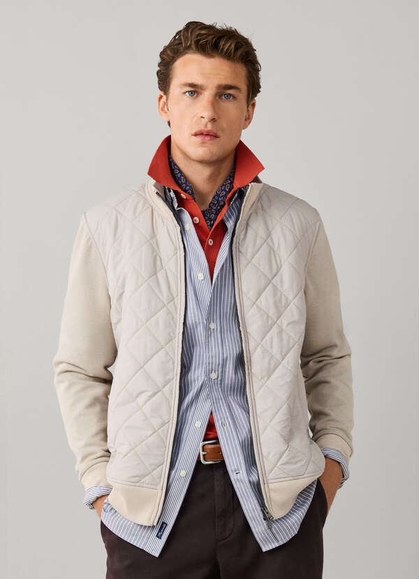 Interlock Full Zip Hybrid Jacket Interlock Full Zip Hybrid Jacket
