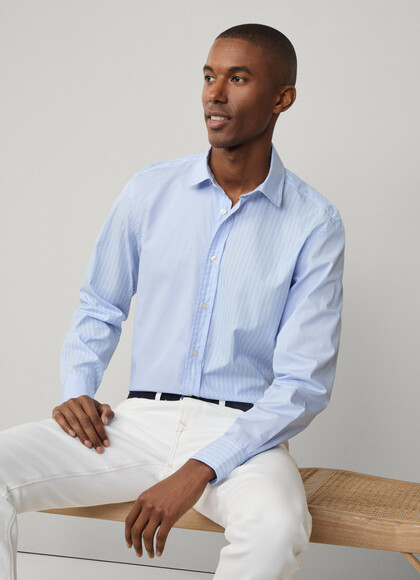 Regular Fit Regimental Striped Shirt