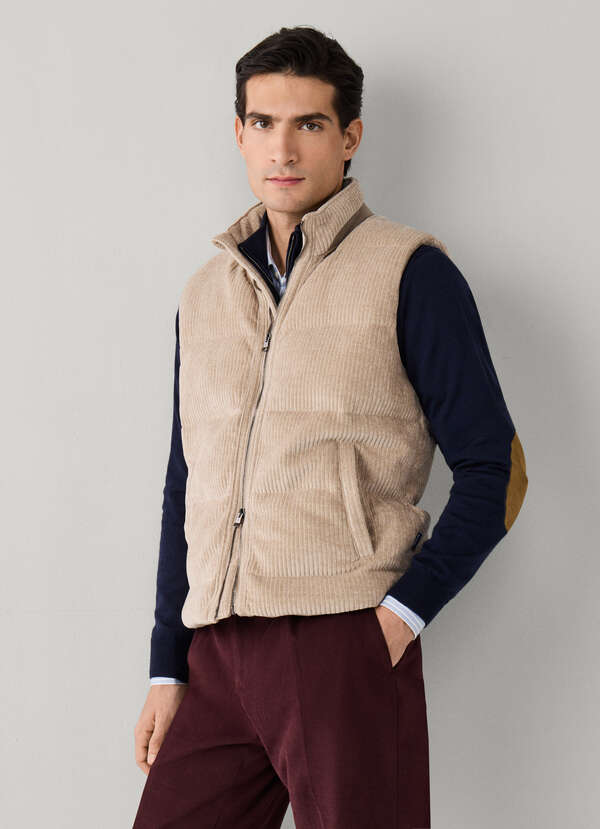 Padded Corduroy Gilet 