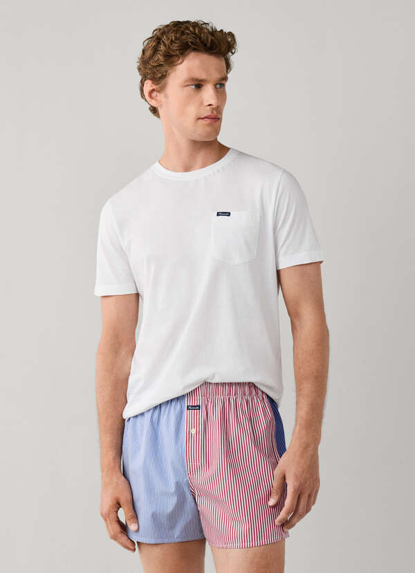 Cotton Patchwork Boxer Cotton Patchwork Boxer