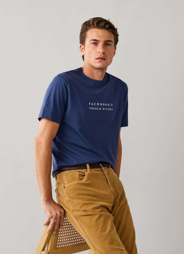 Regular Fit Riviera Print T-Shirt
