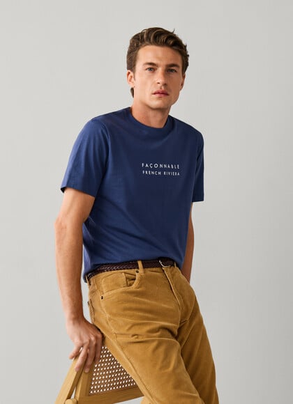 Regular Fit Riviera Print T-Shirt