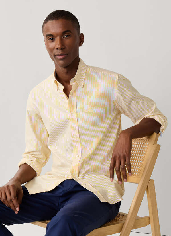 Regular Fit Bengal Striped Oxford Shirt
