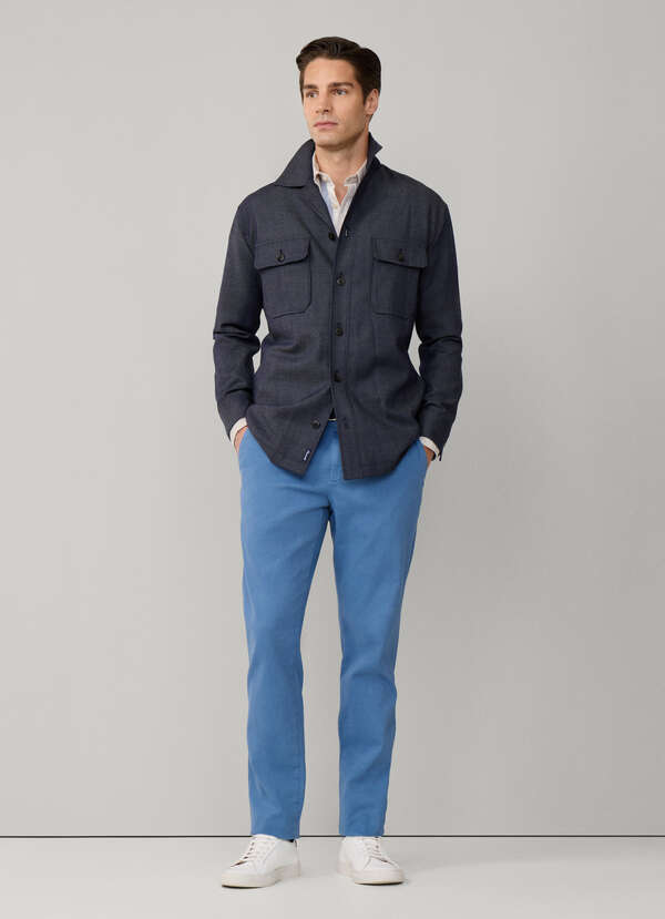 Regular Fit Stretch Micro-Texture Chino