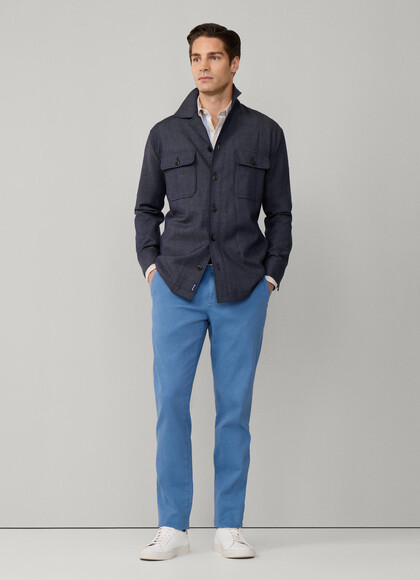 Regular Fit Stretch Micro-Texture Chino