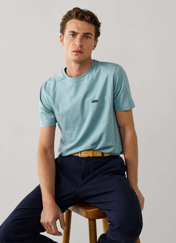 Regular Fit Front Pocket T-Shirt