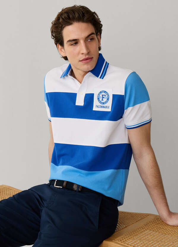 Regular Fit Short Sleeve Yatch Patch Polo Regular Fit Short Sleeve Yatch Patch Polo