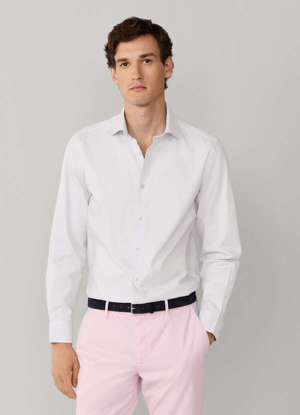 Regular Fit Stretch Pinpoint Shirt