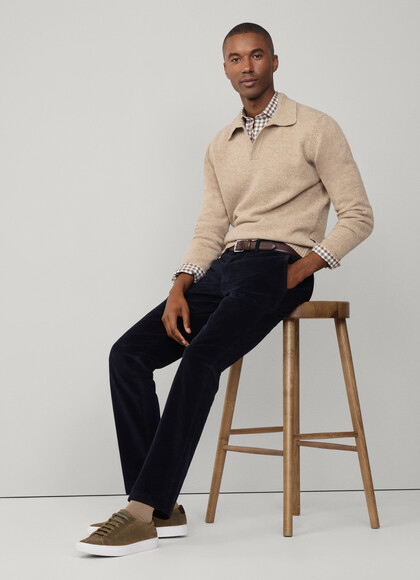 Regular Fit Garment Dyed Corduroy Chino