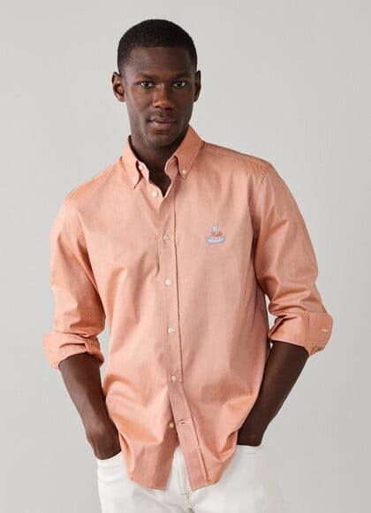 Regular Fit Logo Oxford Shirt