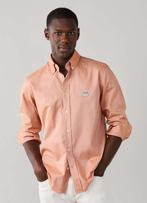 Regular Fit Logo Oxford Shirt Regular Fit Logo Oxford Shirt