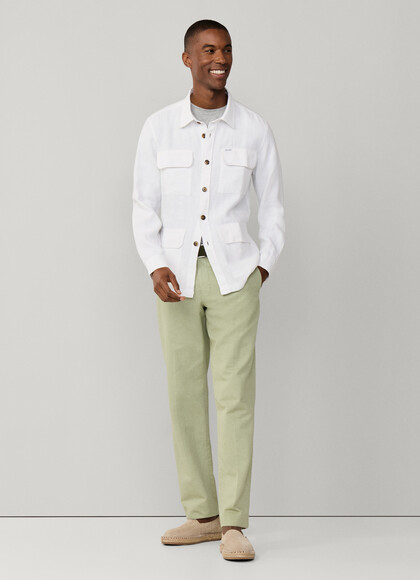 Regular Fit Cotton Linen Trousers
