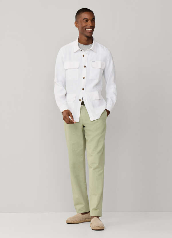 Regular Fit Cotton Linen Trousers Regular Fit Cotton Linen Trousers