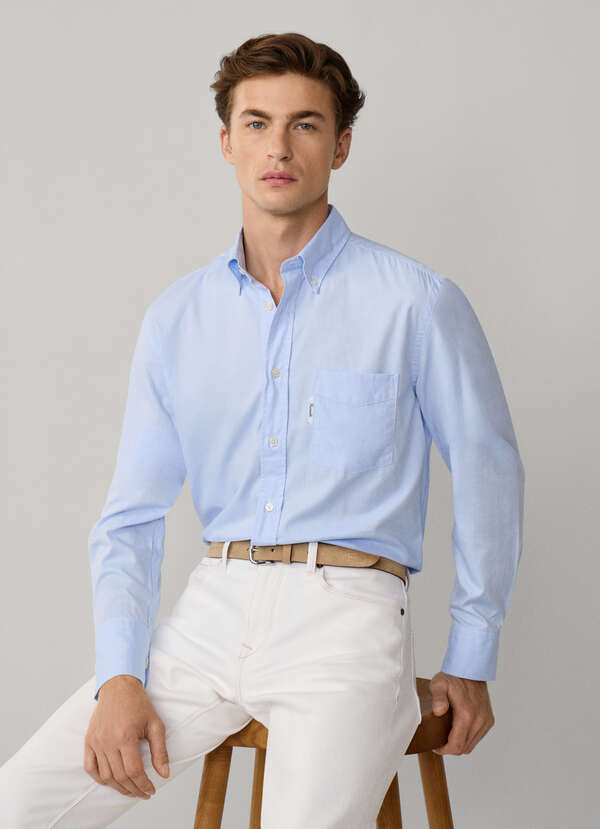Regular Fit Giro Inglese Shirt