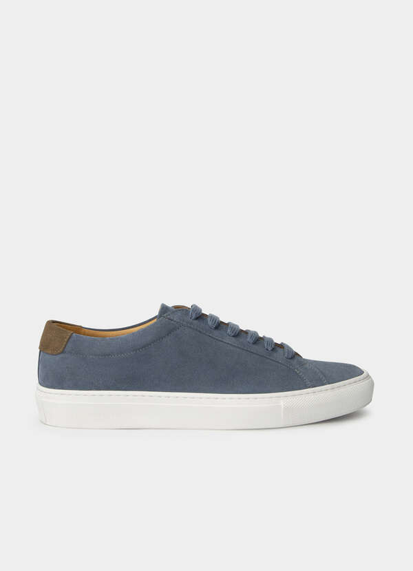 Two-Tone Suede Trainers