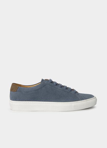 Two-Tone Suede Trainers