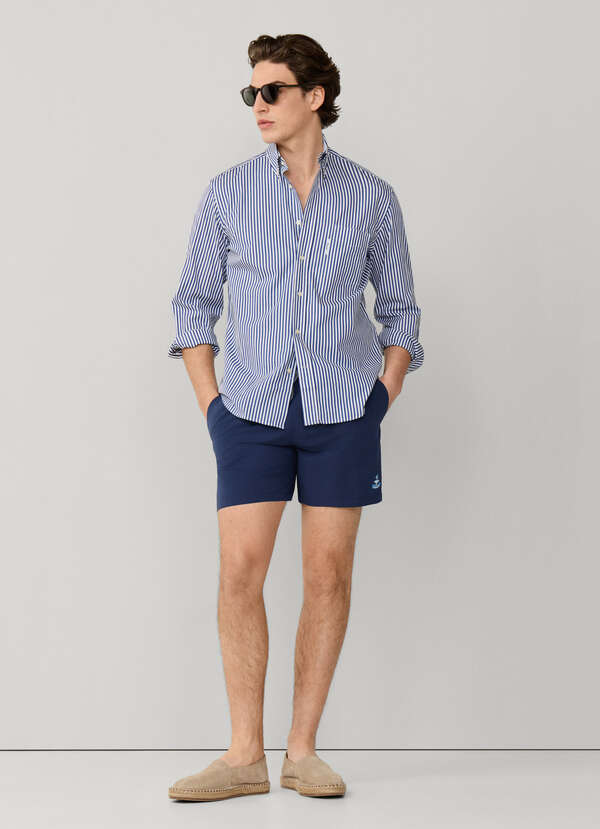 Solid Bird Logo Swim Shorts Solid Bird Logo Swim Shorts