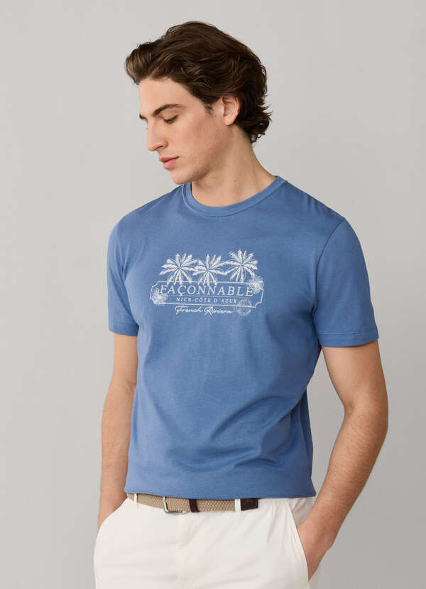 Regular Fit Palm Tree Print T-Shirt Regular Fit Palm Tree Print T-Shirt