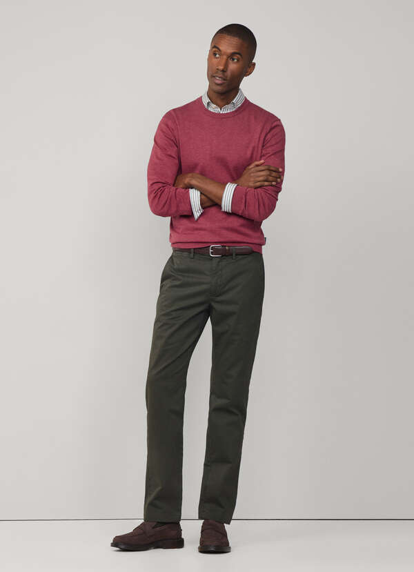 Regular Fit Brushed Cotton Chino