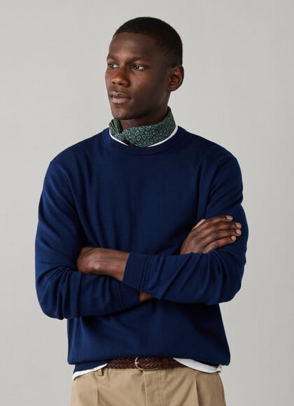 Merino Wool Crew Neck Sweater