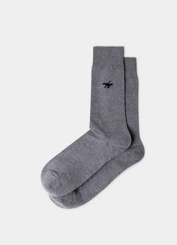 Solid Colour Logo Sock