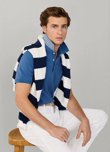 Regular Fit Short Sleeve Pocket Pima Polo