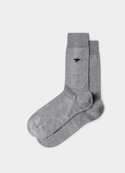 Solid Colour Logo Sock