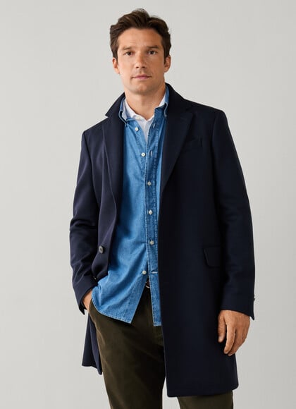 Wool-Cashmere Blend Coat