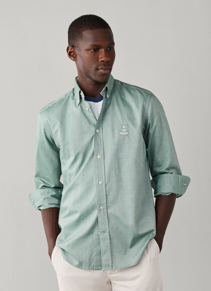 Regular Fit Logo Oxford Shirt