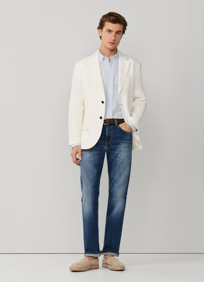 Regular Fit Vintage Wash Jeans