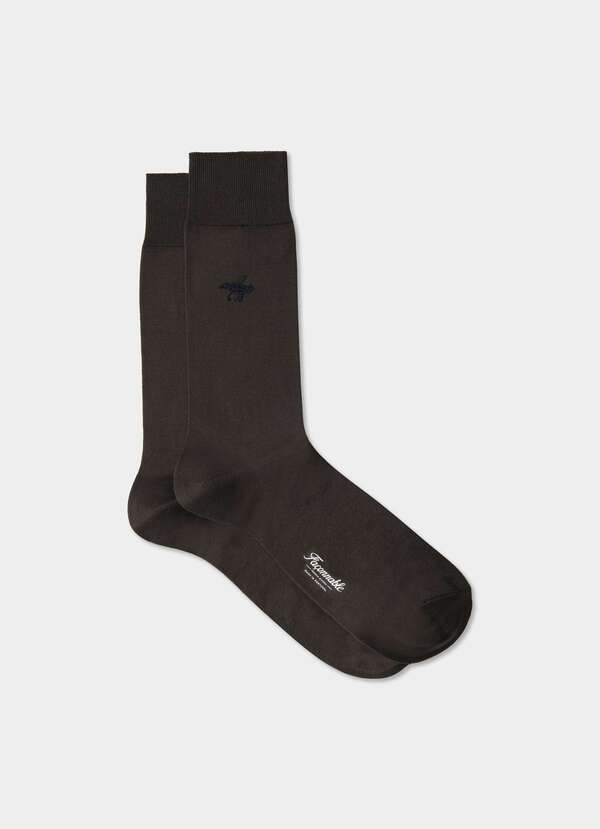 Solid Colour Logo Sock